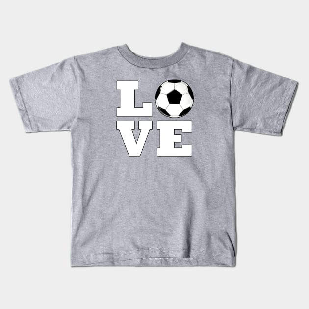 LOVE Soccer Sports Player or Coach Kids T-Shirt by Sports Stars ⭐⭐⭐⭐⭐